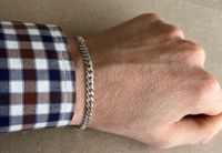 Bransoletka srebrna Pancerka Męska SREBRO 925 (na PREZENT)