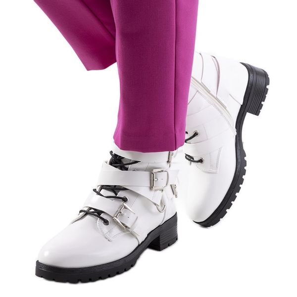 Białe botki r.38 zdjęcie 1