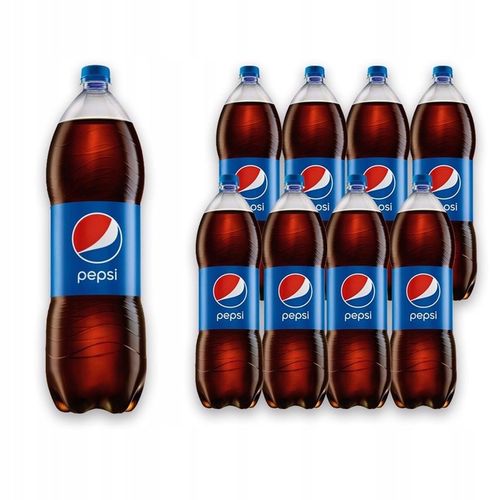 Pepsi Napój gazowany o smaku cola 2 l x 8 sztuk na Arena.pl
