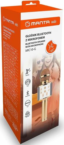 MIKROFON KARAOKE GŁOŚNIK BLUETOOTH MANTA MODULACJA na Arena.pl
