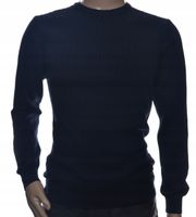 STROKERS klasyczny elegancki sweter męski pod szyję z bawełny 3XL XXXL