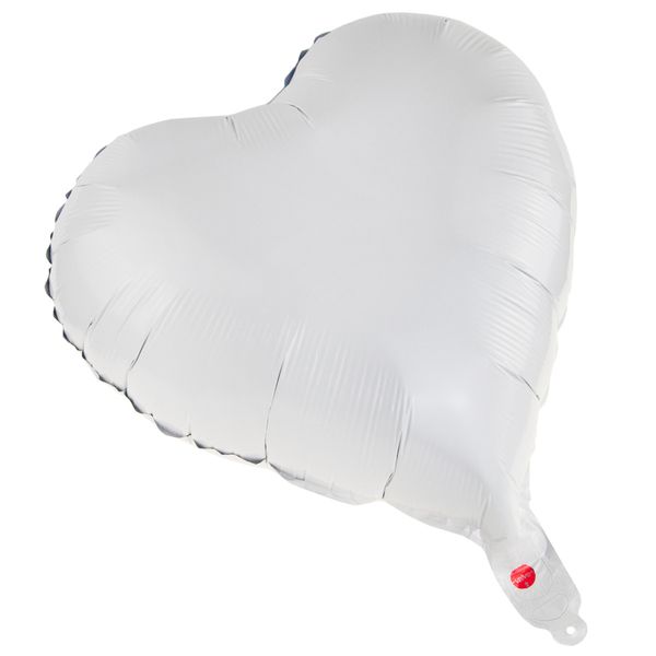 BALON FOLIOWY SERCE BIAŁY NA HEL WALENTYNKI zdjęcie 7