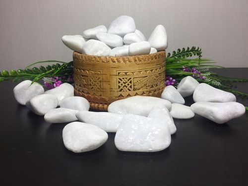 OTOCZAK BIAŁY KAMIEŃ THASSOS BIAŁE OTOCZAKI do OGRÓDU i DONICZEK 10 KG na Arena.pl