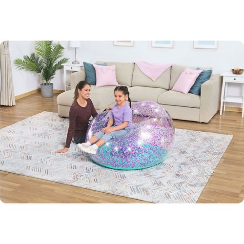 Fotel dmuchany z brokatem Bestway 75115 na Arena.pl