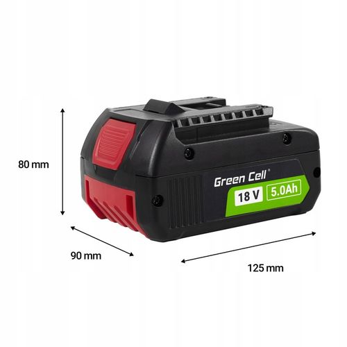 Bateria Green Cell 1600A002U5 do Bosch GBA 18V Professional System 18 V 5Ah na Arena.pl