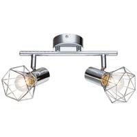 Plafon LAMPA sufitowa XARA 54802-2 Globo druciana OPRAWA ścienna KINKIET regulowany drut chrom