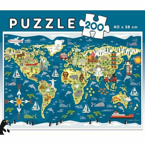 Puzzle dla dzieci Educa Mapamundi (200 pcs) na Arena.pl