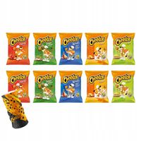 Chrupki chipsy Cheetos kukurydziane zestaw MIX 10 szt+Komin na szyje