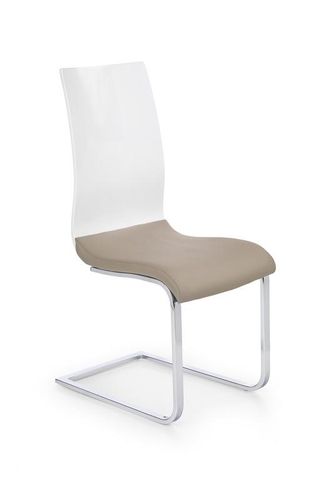K198 krzesło cappuccino / białe na Arena.pl