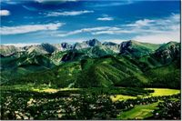 120CM 80CM OBRAZ ŚCIENNY DOLINA TATRACH