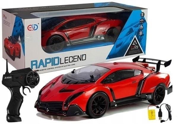 AUTO SPORTOWE CZERWONE R/C 1:10 zdjęcie 1