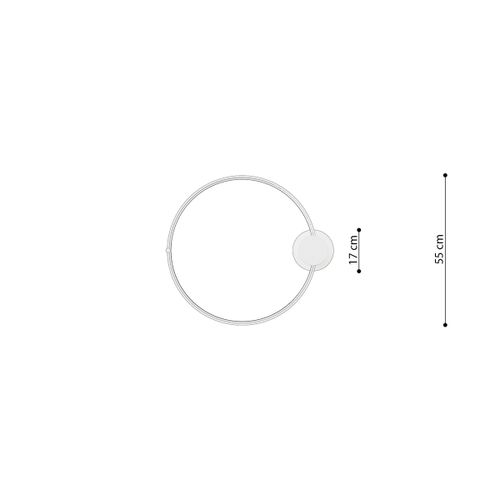 Plafon RIO 55 biały LED 3000K na Arena.pl