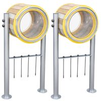 CLASSIC WORLD EDU Zestaw Bębenki XXL 2 szt. Instrument Perkusja Ogrodowa