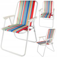 KRZESŁO SKŁADANE OGRODOWE TURYSTYCZNE PLAŻOWE LEKKIE BIWAKOWE POD NAMIOT