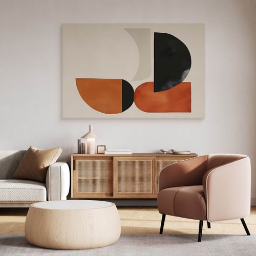 Obraz Ścienny Do Salonu Wzór Geometryczny Styl Boho Abstrakcja 40cm x 30cm na Arena.pl