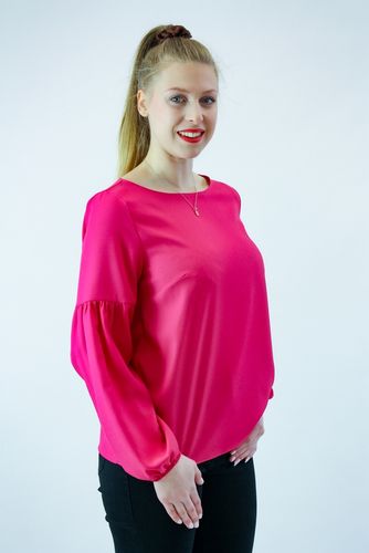 Elegancka bluzka Blue Fuksja 46 na Arena.pl