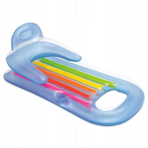 INTEX 58802 MATERAC Z OPARCIEM DMUCHANY PLAŻOWY DO PŁYWANIA BASEN 160CM na Arena.pl