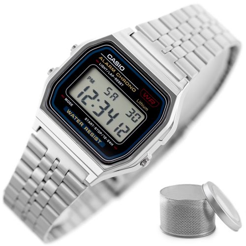 ZEGAREK MĘSKI CASIO A159W-N1DF - KLASYKA (zd168a) + BOX na Arena.pl