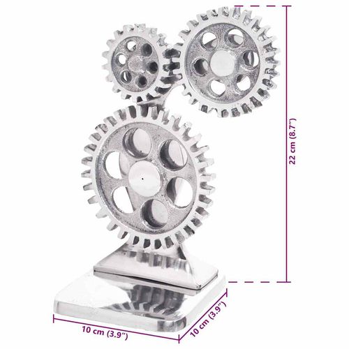 Podpórki do książek 2 pcs Srebrny 10 x 10 x 22 cm Aluminium na Arena.pl