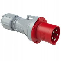 2 x 2 x PCE POWER TWIST WTYCZKA SIŁOWA PRZENOŚNA 63A 5P 400V IP44 CZERWONA