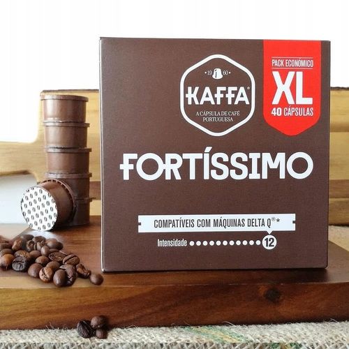 KAPSUŁKI Kawa Fortissimo KOMPATYBILNA z Delta Q - 40 KAPSUŁEK KAFFA na Arena.pl