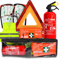 ZESTAW SAMOCHODOWY TRÓJKĄT APTECZKA GAŚNICA SAMOCHODOWA KAMIZELKA TORBA