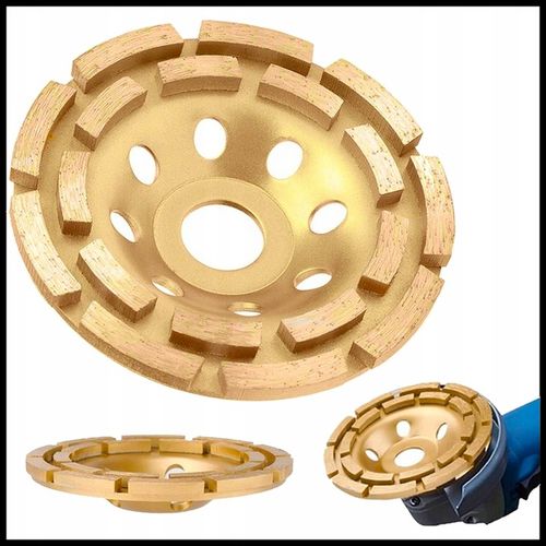 ZESTAW TARCZA DWUSEGMENTOWA TARCZA TURBO DO BETONU 125MM TARCZ GARNKOWYCH na Arena.pl