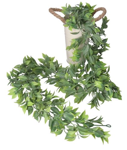 GIRLANDA ZIELONA STROIK 160CM SZTUCZNE KWIATY na Arena.pl