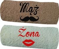 PREZENT na rocznica ślubu 10,20,30,40,50 RĘCZNIKI