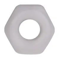 doc johnson rock solid silikonowy pierścień anatomiczny śrubowy czarny