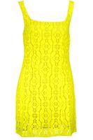 ŻÓŁTA KRÓTKA SUKIENKA DESIGUAL DAMSKA XL