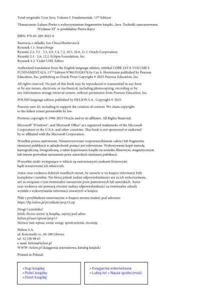 Java. Podstawy. Wydanie XIII zdjęcie 2