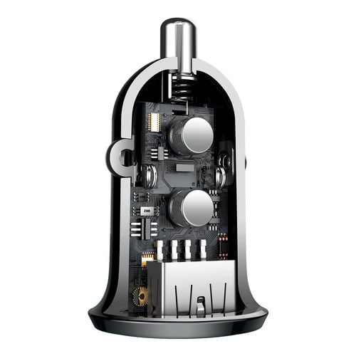 ładowarka samochodowa grain pro 2x usb 4.8a czarny na Arena.pl