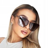 OKULARY PRZECIWSŁONECZNE DAMSKIE POLARYZACYJNE ETUI FILTR UV400 CIENIOWANE