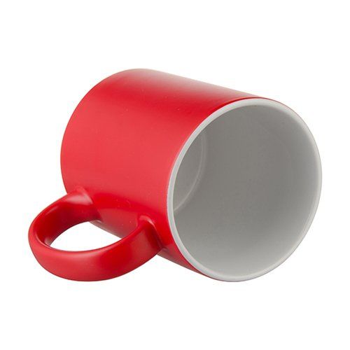 Kubek magiczny, czerwony, matowy do sublimacji na Arena.pl