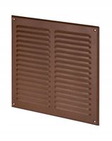 2 x 2 x AWENTA MTA10BR KRATKA WENTYLACYJNA 30x30 METALOWA Z SIATKĄ BRĄZOWA