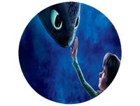 Opłatek na tort Jak wytresować Smoka