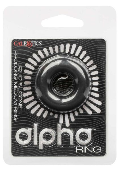 Alpha Prolong Medium Ring Black zdjęcie 1
