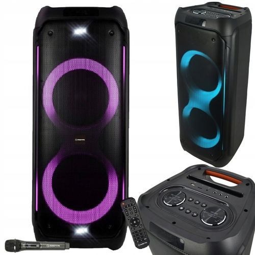 Głośnik Bluetooth Karaoke Manta Przenośny Athos Mikrofon USB Power Audio na Arena.pl