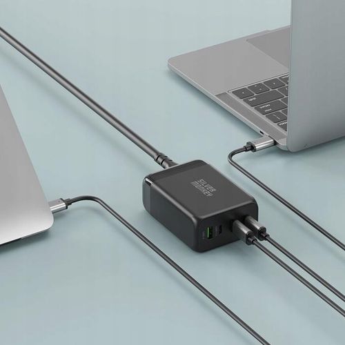 ŁADOWARKA SIECIOWA SILVER MONKEY GAN 200W 3x USB-C 1x USB-A na Arena.pl