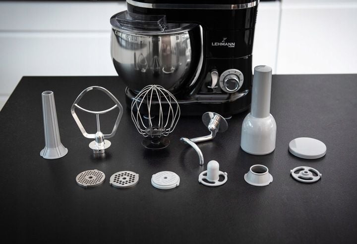 ROBOT KUCHENNY PLANETARNY MIKSER MASZYNKA DO MIĘSA BLENDER 3xSita DUŻA MISA zdjęcie 9