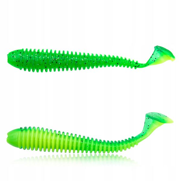 GUMA PRO FL miękka przynęta wędkarska SWING karbowany korpus 5cm 0,7g 10szt zdjęcie 3