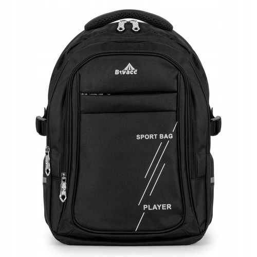 Plecak TORNISTER szkolny młodzieżowy DUŻY czarny 24L Klasy 1-8 Odblaski na Arena.pl