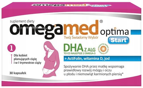 Omegamed Optima Start DHA z Alg 30 kapsułek na Arena.pl