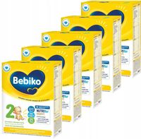 BEBIKO 2 NUTRIFLOR EXPERT MLEKO NASTĘPNE POWYŻEJ 6 MIESIĄCA ŻYCIA 5 X 600G