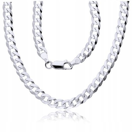 Srebrny Łańcuszek 925 Męski Szeroki Gruby dla mężczyzny PANCERKA na Arena.pl