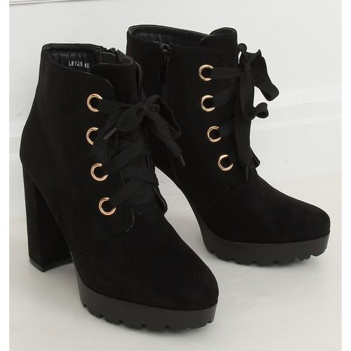 Botki na platformie czarne L8126 Black r.35 na Arena.pl