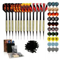 ZESTAW 12 Rzutek DART| 100 Grotów 42 Piórka | do gry w Darta (ET03)