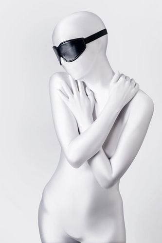anonymo mask, pu leather, black, 26.5 cm na Arena.pl