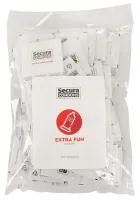 secura extra fun 100 szt. - prezerwatywy z wypustkami, silikonowa powłoka